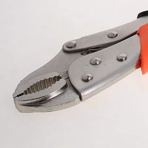 Utoolmart криви за заклучување на вилицата 45 челична пластична рачка 10-инчи прилагодлива тркалезна уста клешти 2 парчиња