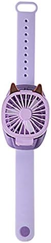 shamoluotuo mini рачен преносен вентилатор на зглобот Третиот менувач Брзина Електричен мини часовник Фан Ултра-тиква трета брзина на брзината