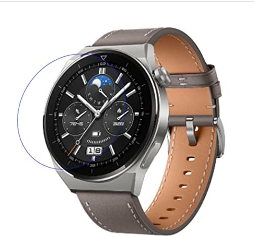 За Huawei Watch GT3 Pro 46mm Заштитен стаклен екран заштитник, Локеке Премиум Темпречен стаклен екран Заштитник компатибилен за Huawei Watch GT3