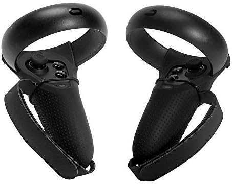 Додатоци за хиџиао поставени за Oculus Quest VR, силиконски покритие на лице/контролор на допир зафаќа покривка/каиш за чистење/крпи