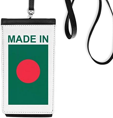 Направено во земја во Бангладеш, Loveубовен телефон, чанта, виси мобилна торбичка со црн џеб