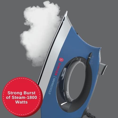 Пејач Steamcraft Plus 2.0 Со правење на Cut Edition со врвот на точката, капацитет на резервоарот од 300 ml, и 1800 вати железо, сина