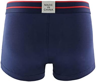 Bmisegm Атлетска долна облека Машки машки обични странични странични странични памучни памучни памучни плетачи удобни боксери MS долна
