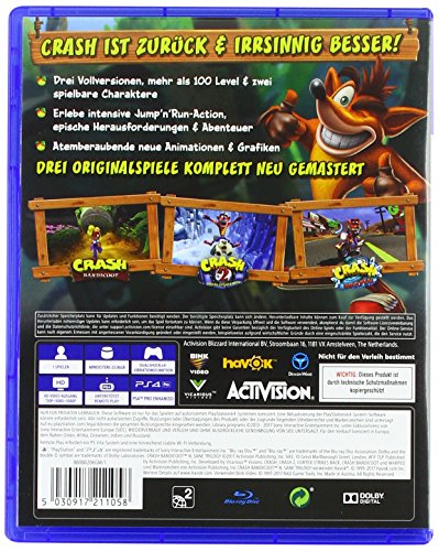 Crash Bandicoot N.Sane Trilogy - [PlayStation 4]