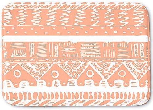 Дијаноче Дизајнира Мемориска Пена Бања или Кујнски Душеци со Органска Сатурација - Бохо Корал Ацтеките, Големи 36 х 24 во