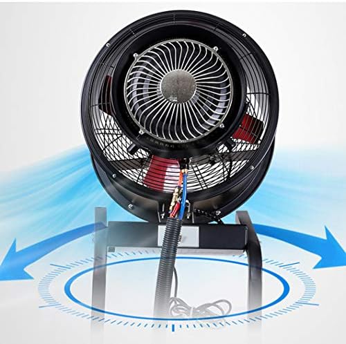 Индустриски Осцилирачки Вентилатор За Замаглување, Овлажнител ЗА Ладна Магла ОД 60 ЛИТРИ,Вентилатор за Пиедестал, ЗА Комерцијален