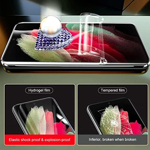 Собрили [3 Пакет] За Samsung Galaxy S22 Ultra 5G Tpu Заштитник На Екранот [Не Стакло], 3 Пакет Флексибилен Tpu Филм, HD Јасен Заштитник