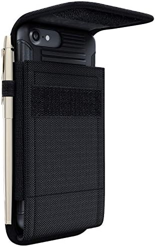 Pitau Holder for Galaxy S22 5G, S21 S20 S10 S9 S8 Note 10, Rugged Nylon Coll Phone Shart Case Case со капакот на клипот/јамката за