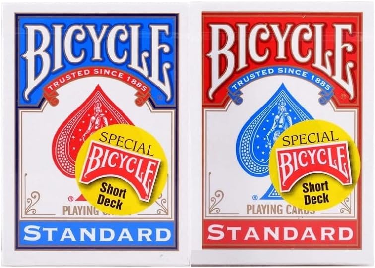 Кратка палуба за велосипедска магија - трик за картички за играње гаф