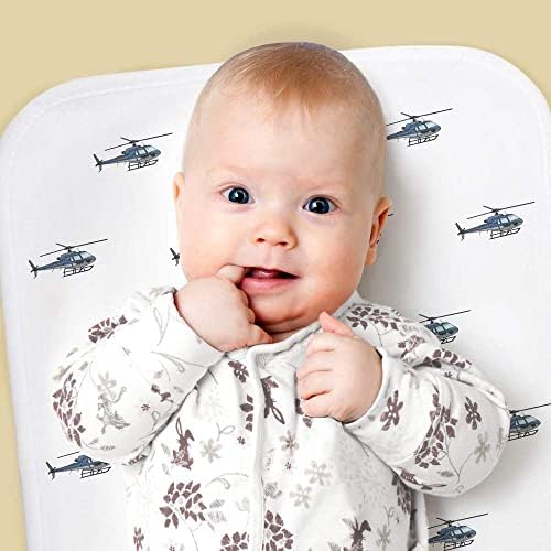 Азееда Синиот Хеликоптер Бебешка Подригнување/Крпа За Миење