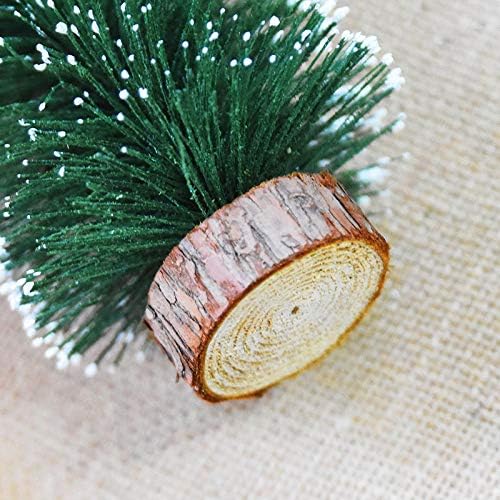 AOOF DIY мини новогодишна елка Мала бор дрво кедар сместен во декоратот за домашно украсување Божиќна декорација Деца подароци