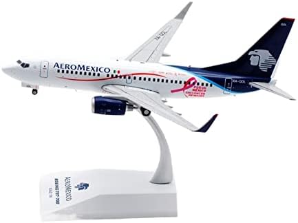 Модели на авиони 1: 200 модели на скала се вклопуваат за Aeromexico B737-700 Xa-gol Die Cast Alloy Allorce Decorce Decor Graphic Display