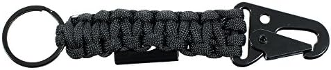 Paracord Planet 2 Pack Paracord Carabiner Survival Keychain со отвор за шише