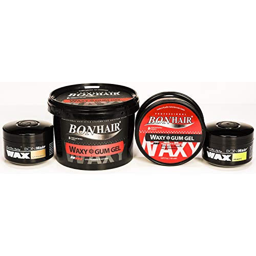 Восок за коса Bonhair и гел за мажи - Pro Style Styley Gum Gum Gel Gel Black Series - 750 ml