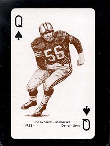 1963 Stancraft картички за играње Зелени грбови Q-Spades oeо Шмит Нммт Лавови Хоф