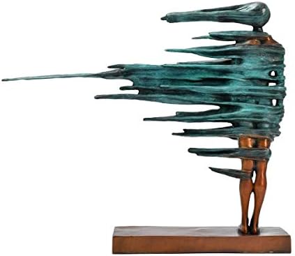 ArtyLife Апстрактна бронзена статуа Силна жена во ветерна скулптура на човечко тело модерна уметност висока XU-623