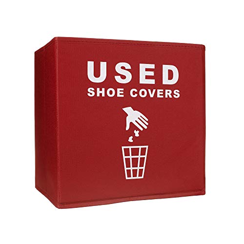 Кутии за покритие за чевли на Yolju 2 за Realtor, Home, Office. Сините и црвените кутии за преклопување доаѓаат како сет со ве