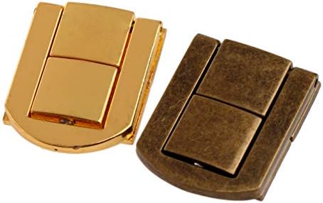 Безбедносна HASP Lock 1PC Антички бронза/злато гроздобер заклучување антички бронзен HASP накит кутија кутија кутија кутија кутии
