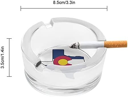 Тексас преглед, стакло од стакло во Колорадо, со цигари за цигари за ветровит ѓубре може да печати фенси фиоки за пепел за домашна