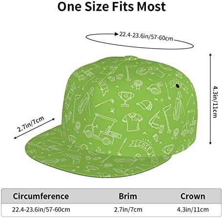 Моден голф прилагодлива капа за Snapback за мажи и жени Сонце капа хип хоп капа Бејзбол капа рамна сметка за облик