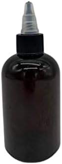 Природни фарми 4 мл Амбер Бостон БПА бесплатни шишиња - 3 пакувања со празни контејнери за полнење - есенцијални масла - ароматерапија