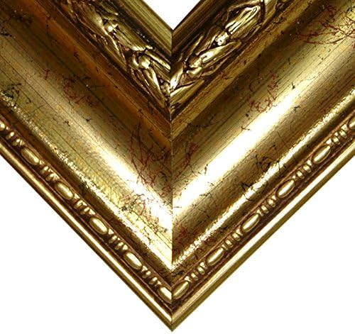 Барокна рамка злато ситно украсено 839 оро, празна рамка 16x24 инчи
