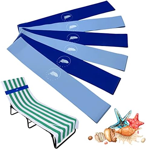 Бендови за крпи - клипови за пешкир од гума за плажа за плажа, базени и столчиња за крстарење