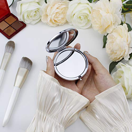 Pack of 9 Compact Pocket Makeup Mirrors Set Include 1 Bride to Be Mirror and 8 Bride Tribe Mirrors for Bridal Shower Hen Party Bridesmaid Proposal Подароци
