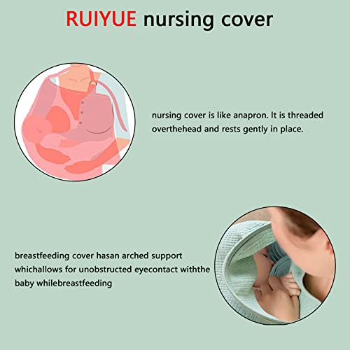 Ruiyue 1pcs медицински сестри за доење и 5 пакети за повторно користење