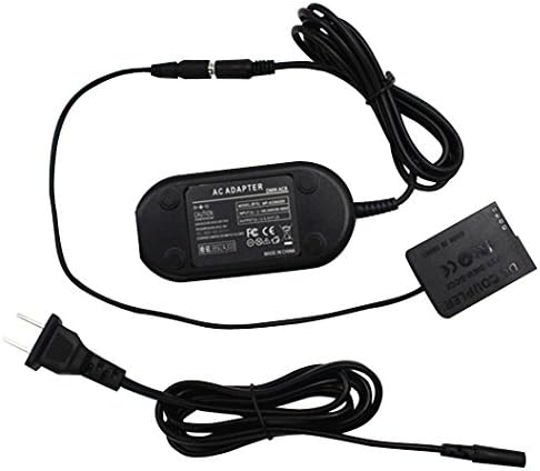 Комплет за адаптер за напојување со AC/полнач за Panasonic Lumix DMC-GH2 GH2M DMC-GX8 камери со DMW-DCC8 DC спојник, замена за DMW-AC8