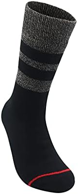 Лавина Машки Термални Чорапи На Екипажот, Меки Наредени Термални Чорапи На Екипажот За Мажи 1-Пакет