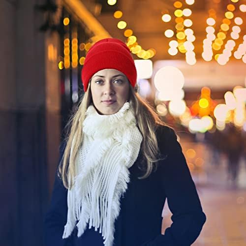 NPJY 1 & 2 пакувања Unisex Beanie за мажи и жени плетени капа зимски гравчиња