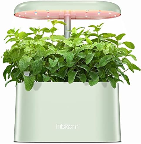 InBloom Систем за растење хидропоника 10 парчиња, градинарска градинарска градина со LED диоди со целосен спектар расте светло,