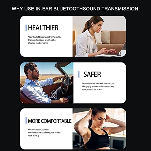 Вистински Концепт За Спроводливост На Коските Bluetooth Слушалки, Не Влегува Во Увото, Безжични Спортови и Водоотпорни, Концепт