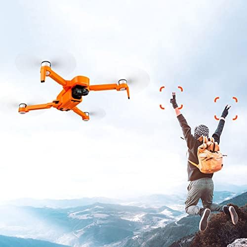 Quitoka RC без дрон без четка 4-оски GPS со долг издржливост на GPS, далечински управувач со далечински управувач со авиони 6K HD Аеро-воздухопловна
