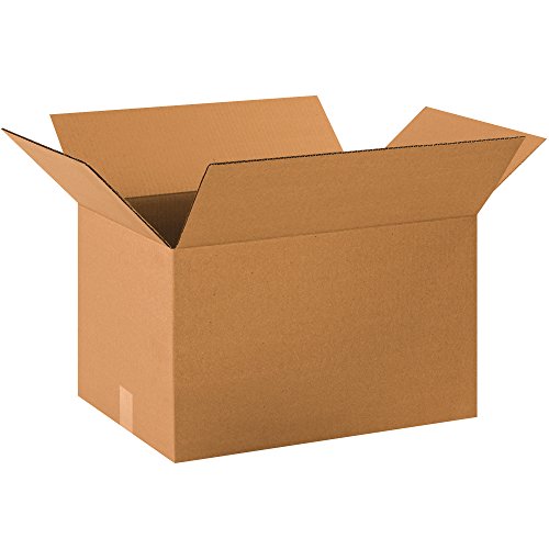 КУТИЈА САД 20 х 14 х 12  Брановидни Картонски Кутии, Средни 20 L x 14 W x 12 H, Пакет на 20 | Испорака, Пакување, Движење, Кутија