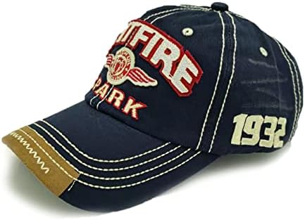 Spitfire Spark 1932 Cotton Baseball Cap Прилагодлива шминка капа Гроздобер измиен сонце тато капи на отворено лето за мажи жени
