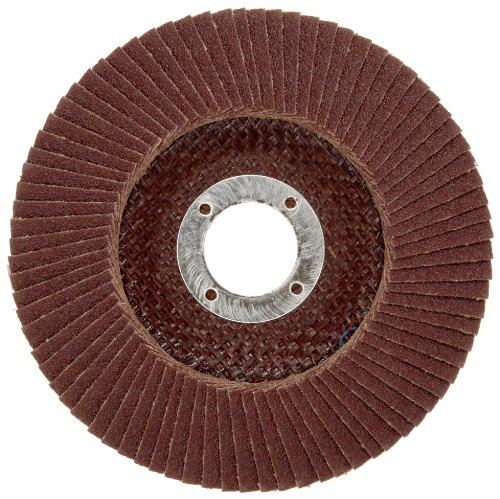 Merit Powerflex контурен абразивен размавта диск, тип 29, тркалезна дупка, поддршка од фиберглас, алуминиум оксид, 4 дија., 80 решетки