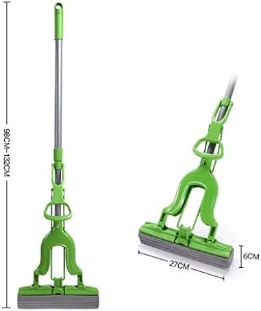 DXMRWJ Зелена домашна кујна PVA Sponge Mop, Super Absorbent PVA пена сунѓер за чистење на подот на сите намени