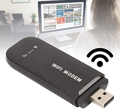 WiFi модем, преносен 4G WiFi рутер со слот за SIM картички, 4G LTE WiFi Hotspot уред, до 10 корисници, 4G USB модем за телефон,