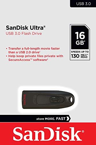 Sandisk Ultra 16 GB USB 3.0 Флеш Диск До 100mb/s - Стариот Eol Модел