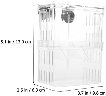 Кутија ЗА Одгледување Риби ПОПЕТПОП За Аквариум-2 парчиња Пластична Кутија За Изолација На Риби Резервоар За Мрестилишта За Мрестилишта