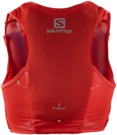 Salomon Adv Hydra Vest 4 Running Vest, огнена црвена боја