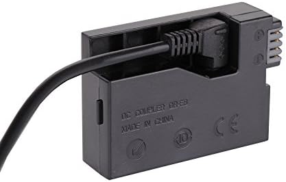 CCYC DR-E8 DC COUPLER замена на LP-E8 батерија, USB DC конвертор за замена на кабелот за напојување за ACK-E8 AC AC Power Adapter,