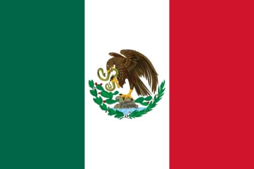 Сет од 5 Мексико Национално знаме со тематски налепници на мексиканско знаме, мапа на земја, форма на поп -приклучок, форма на