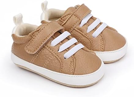 Cosankim бебешки момчиња девојчиња чевли чипка на пит -кожени патики за новороденчиња кои не се лизгаат гумени ѓон новородени лекари за деца