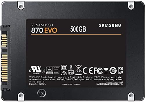 SAMSUNG MZ-77E500B/AM 870 EVO SATA 2.5-инчен SSD, 500GB