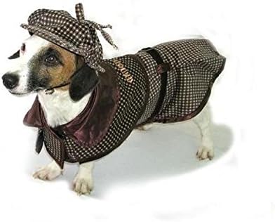 Костим за кученца за кучиња Sherlock Hound костуми - Позната облека за детективски кучиња