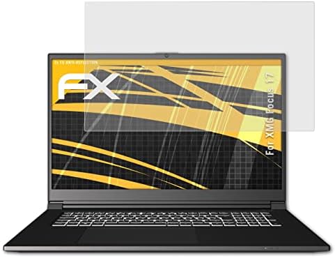 Заштитник на екранот Atfolix компатибилен со XMG Focus 17 филм за заштита на екран, анти-рефлективен и шок-апсорбирачки FX FX FASTOR