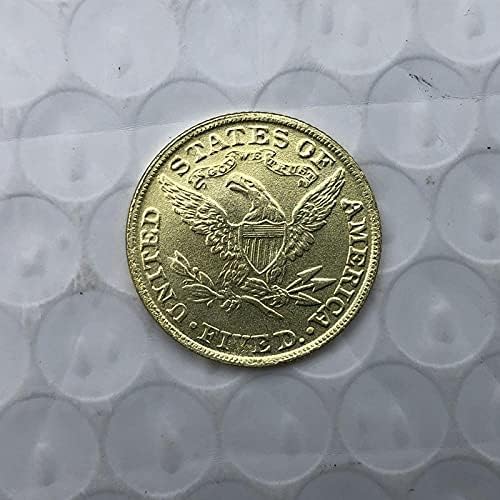 1895 Американска Слобода Орел Монета Позлатена Криптовалута Омилена Монета Реплика Комеморативна Монета Колекционерска Монета